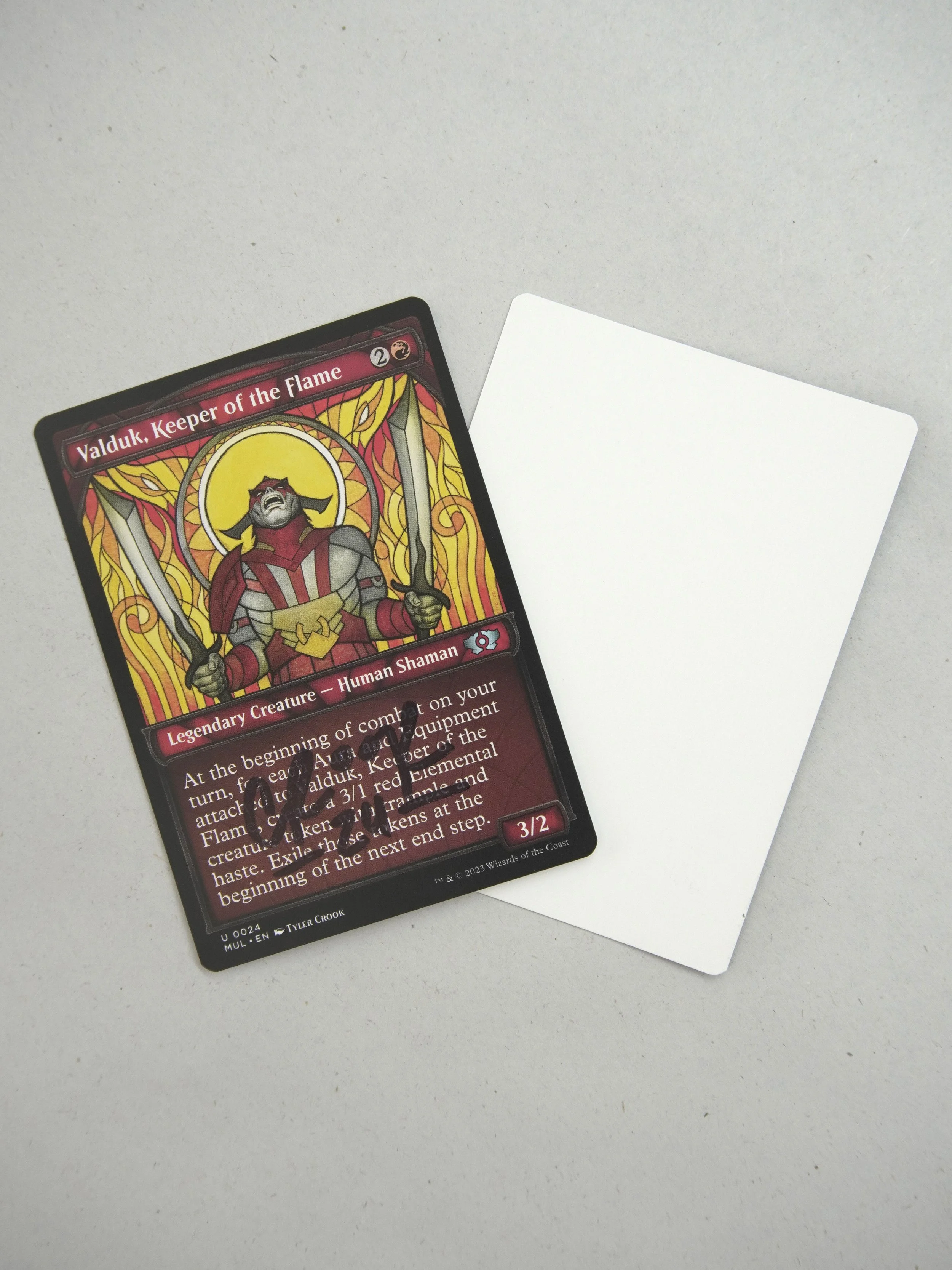 MTG Artist Proof: Valduk, Keeper of the Flame — Mr Tyler Crook